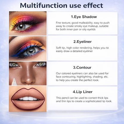 SWAYVA™ Multicolor Waterproof Gel Eyeliner Set