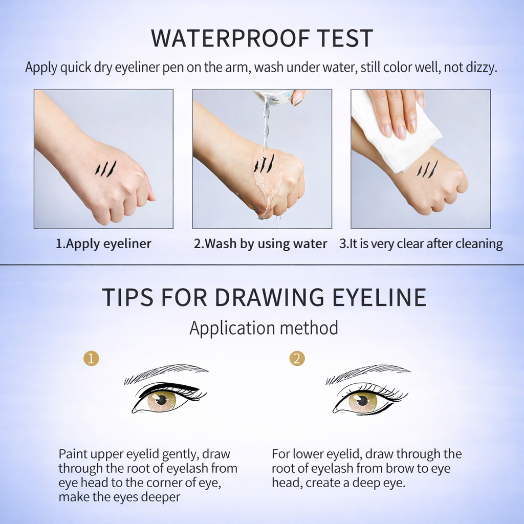 SWAYVA™ Multicolor Waterproof Gel Eyeliner Set